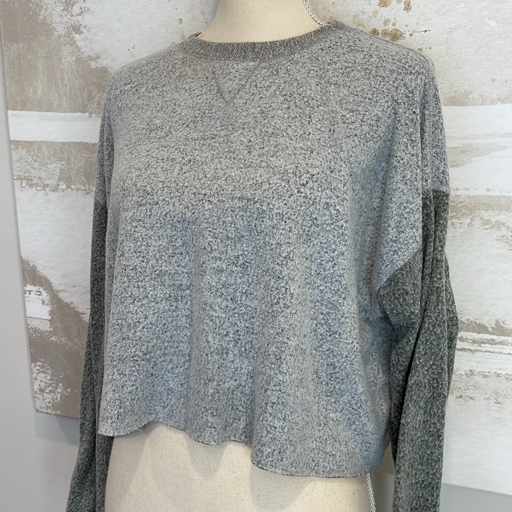 Cozy Cropped Long Sleeve Top